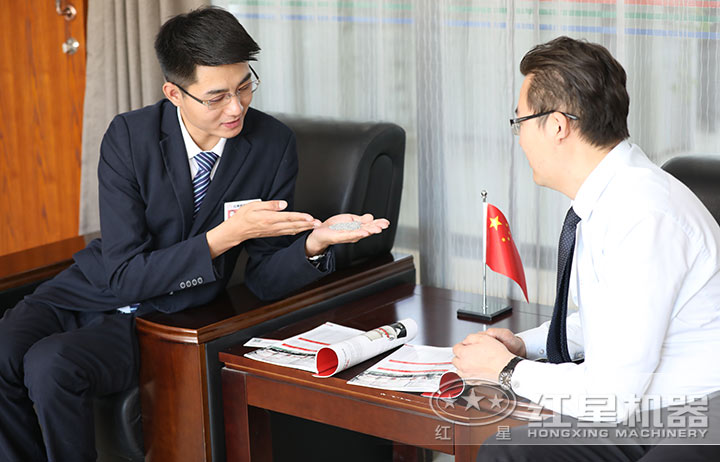 合作共贏，來廠客戶物料展示